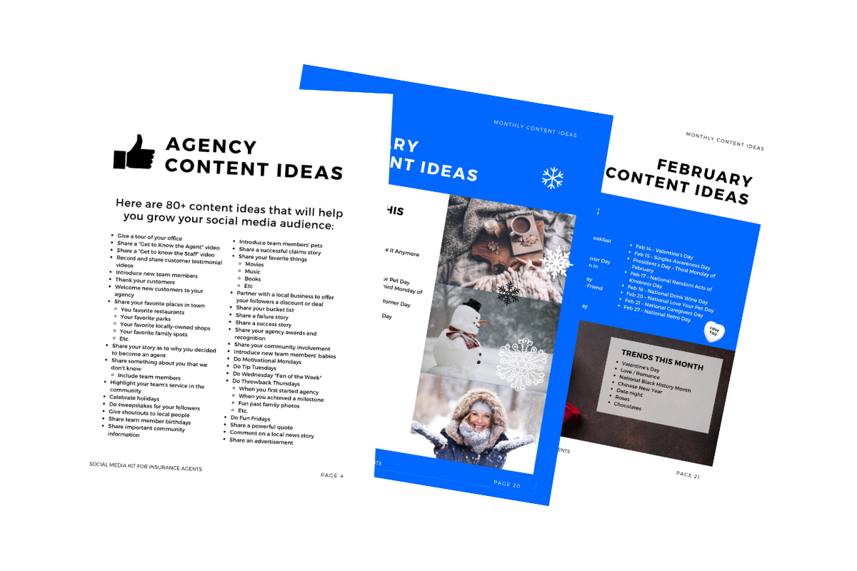 Content ideas graphic